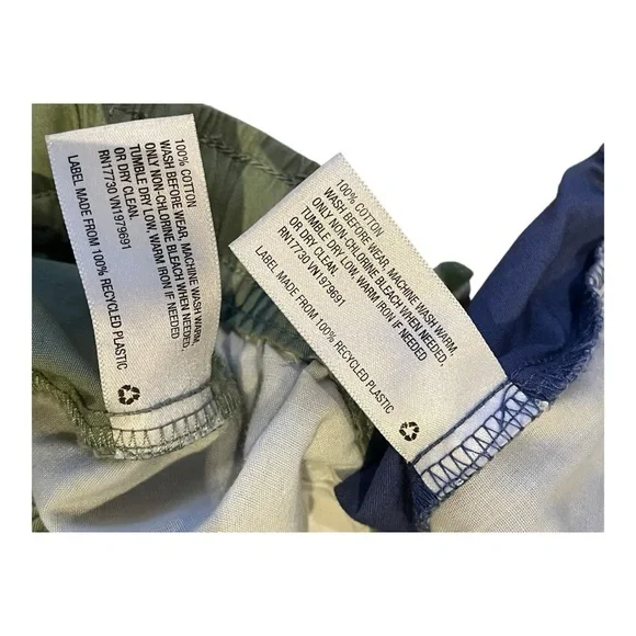 Cat & Jack Blue & Green Shorts Lightweight Elastic Waist 100% Cotton Size: M 7/8 - Picture 5 of 8